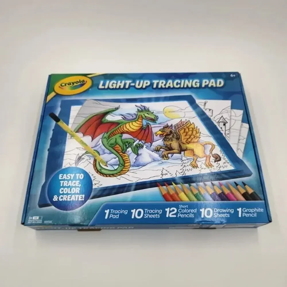 Crayola Light-Up Tracing Pad, Blue, Colored Pencils, Arts & Craft Supplies, Art